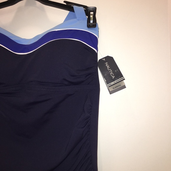 Nautical swimsuit one piece Size Large New w/ tags - Picture 3 of 6